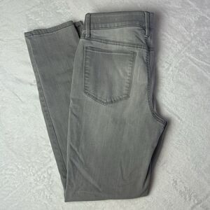 Chico's Perfect Stretch Girlfriend Slim Leg Ankle Jeans Women's Sz 0.5 / 6 Gray